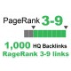 We will submit 1,000+ backlinks for your links/keywords in only PR 3-9 sites.
