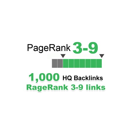 We will submit 1,000+ backlinks for your links/keywords in only PR 3-9 sites.