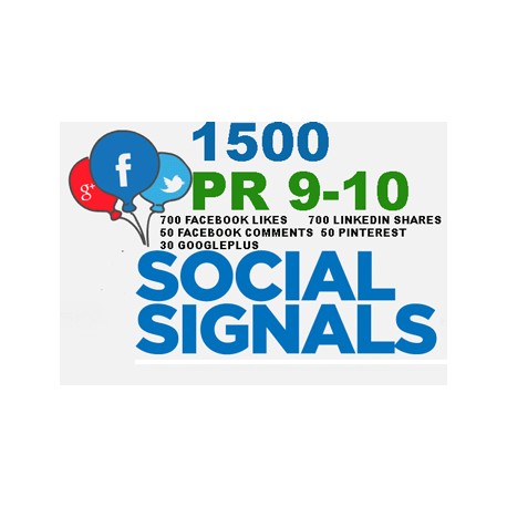 POWERFULL PR10 PR9 1500 social signals linkedin shares,facebook likes,pinterest,5 best social midea