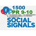 1500 HQ PR9-PR10 Social Signale Backlink Monster -5 BEST Social Media Website