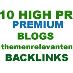 10 German blog comments backlinks from theme relevant articles hand items