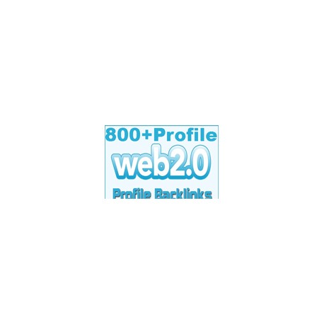 800+ relevanten Web.2 Porfile Backlinks SEO Linkaufbau