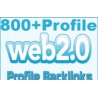 800+ relevanten Web.2 Porfile Backlinks SEO Linkaufbau