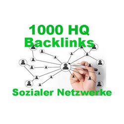 1000 Contextual backlinks from social networks articles