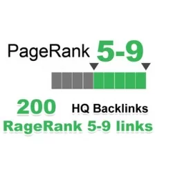 Top HQ 200 + Backlinks für Ihre Links / Keywords in nur 3-9 Websites PR.