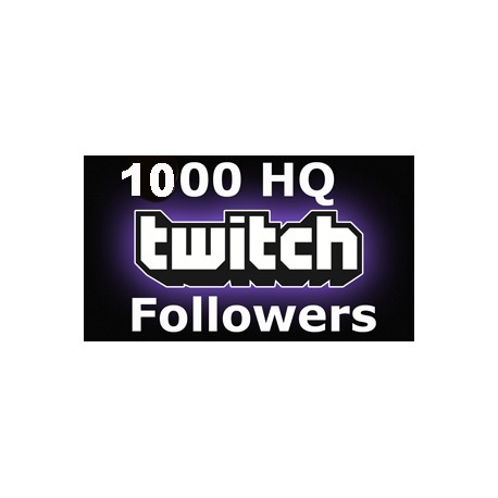 1000 HQ Twitch Followers