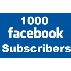 1000+ FACEBOOK SUBSCRIBERS