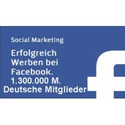 1.300.000 Top Facebook Werbung in unserer Deutschsprachige Gruppe - SEO aufbau
