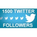1500 TWITTER Followers