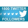 1500 TWITTER Followers