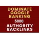Google Rank With 5000 Authority Seo Backlinks