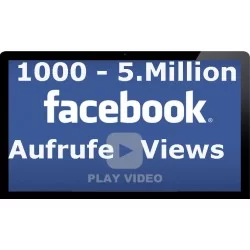 I will add you 1,000+5,000,000 Super Fast High Quality Facebook video Views