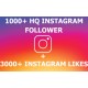 1000 Instagram Followers + 3000 Likes