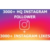 3000 Instagram Followers + 3000 Likes