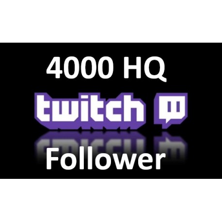 4000 Twitch Follower Kaufen