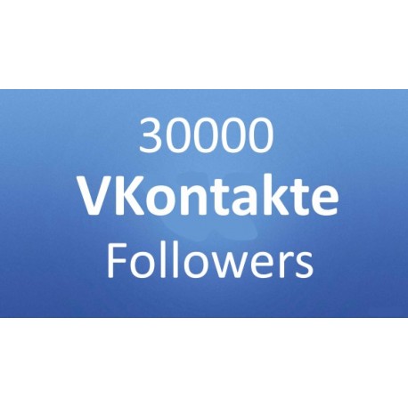 VKontakte (VK.com) Follower kaufen