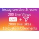 Buy Instagram Live Stream Views Like Comments