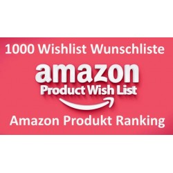 Amazon Wunschliste Produkt Ranking