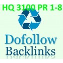 Buy 3100 DoFollow PR1-8 Backlinks