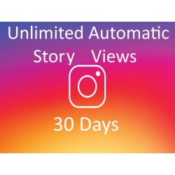 Buy automatic Instagram story views 30 days