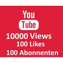 YOUTUBE  PAKET VIEWS LIKES ABONNENTEN