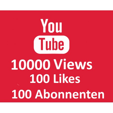 YOUTUBE  PAKET VIEWS LIKES ABONNENTEN