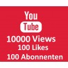 YOUTUBE  PAKET VIEWS LIKES ABONNENTEN