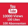 YOUTUBE  PAKET VIEWS LIKES ABONNENTEN