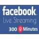 Buy 300 Minutes Facebook Live Stream Video