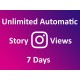 Buy automatic Instagram story views 7 days