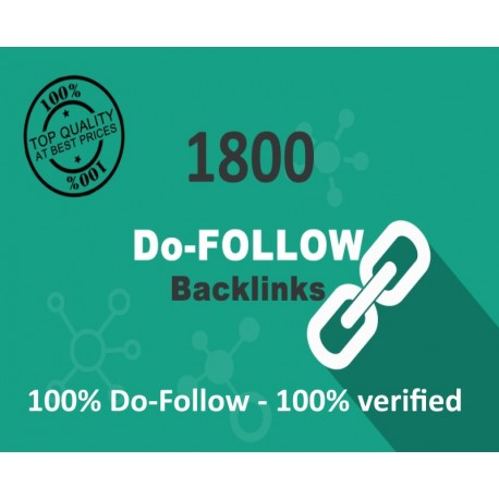 1800 DoFollow Backlinks