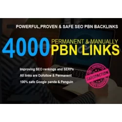 4000 dofollow PBN SEO Backlinks für das Google Ranking