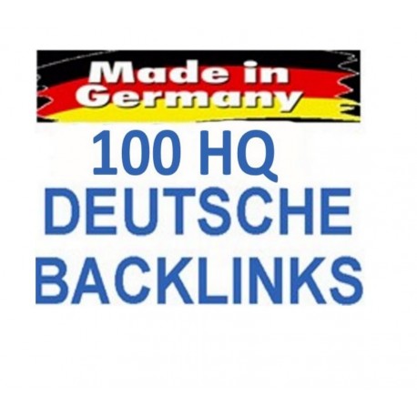 100+ HQ Deutsche Backlinks DE. 100% Handeinträge SEO Linkaufbau