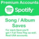 Buy Spotify Saves from Premium Accounts