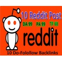 Buy Reddit Rank Powerfull 10 Do-Folollow Backlinks