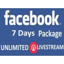 Facebook Live Stream für 7 Tage Kaufen