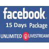 Facebook Live Zuschauer für 15 Tage