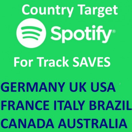 Buy Country Spotify Track Saves