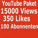 YOUTUBE PAKET 15000 KLICKS + 350 LIKES + 100 ABONNENTEN