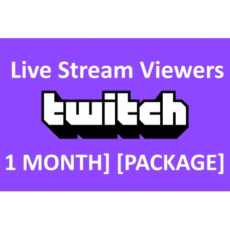 Twitch Live stream Views Monat Kaufen
