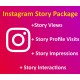 Buy Instagram Story Views + Story Profile Visits + Story Impressions + Story Interactions
