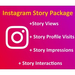 Instagram Story Views + Story Profile Visits + Story Impressions + Story Interactions Kaufen