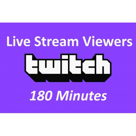 Buy Twitch Live stream Viewers