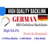 High PR DA German SEO Backlinks mit Keyword-bezogenen Inhalten