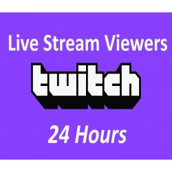 Buy Twitch Live Viewers 24 Hours
