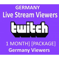 Buy Germany Twitch Live stream monthly