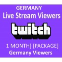 Buy Germany Twitch Live stream monthly