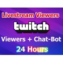 Twitch Live zuschauer Chat-Bot für 1 Tag