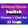 Buy Twitch Live Viewers Chat-Bot  1 Days