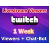 Buy Twitch Live Viewers Chat-Bot 1 Week